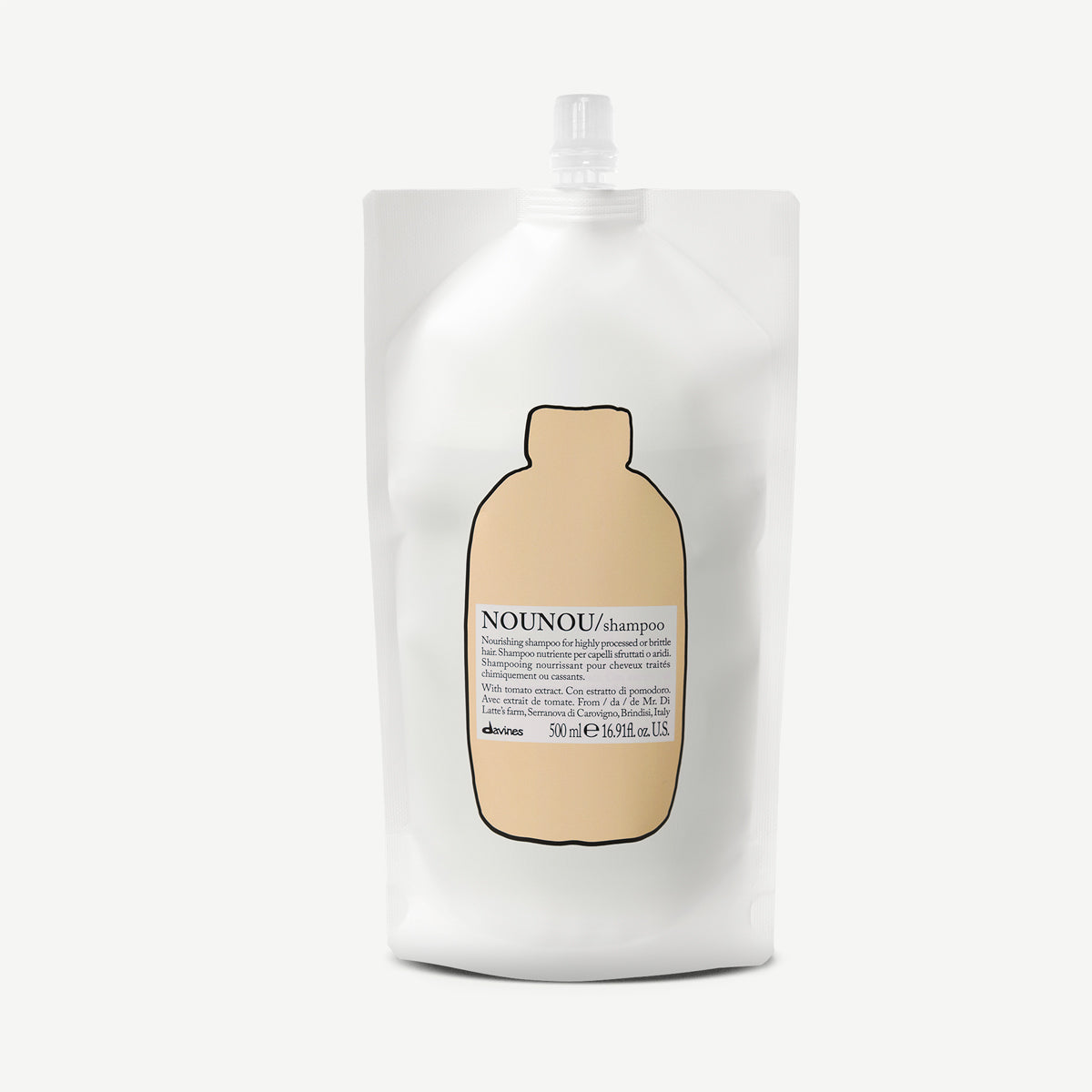 Translation missing: en.products.general.vendor: ESSENTIAL HAIRCARE NOUNOU Shampoo Nourishing Shampoo, gently cleanses highly processed or brittle hair-100x.jpg?v=1742235590
